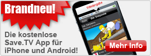 Die kostenlose Save.TV Mobile App