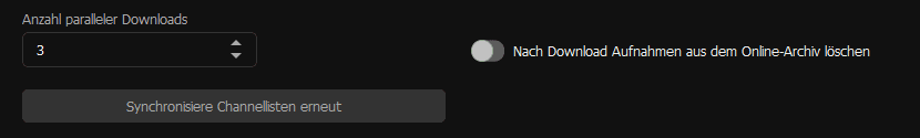 synchronisierungsoptionen